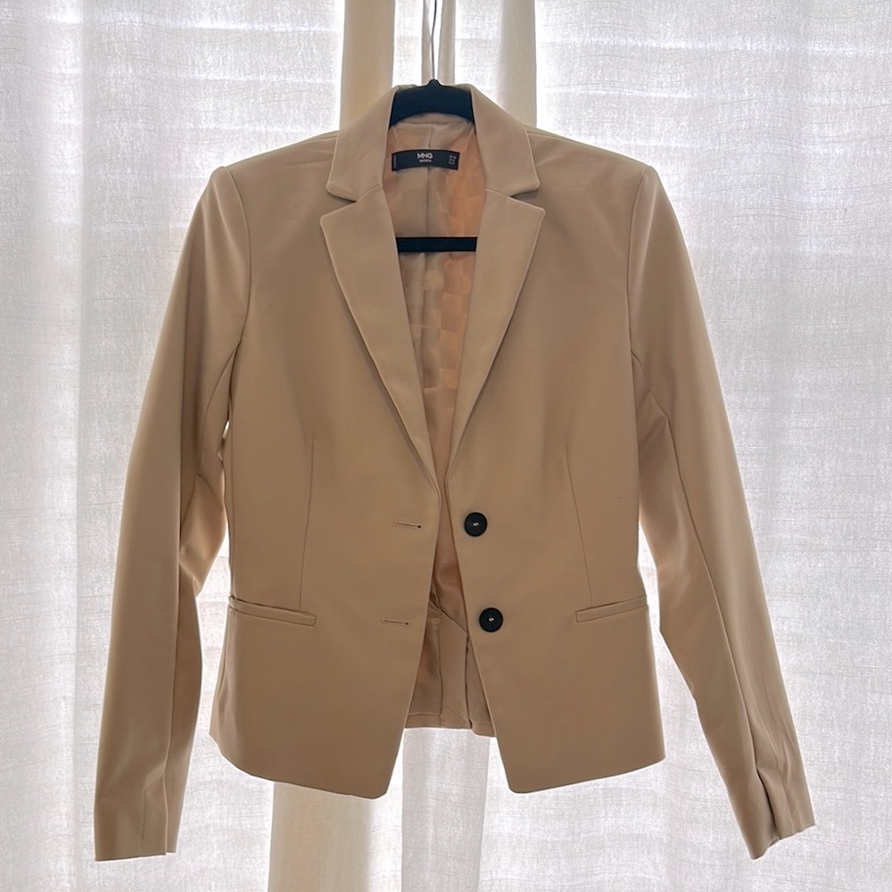 Mango Women's Tan Blazer